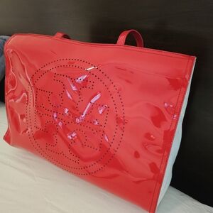 Tory Burch Glossy Red Tote